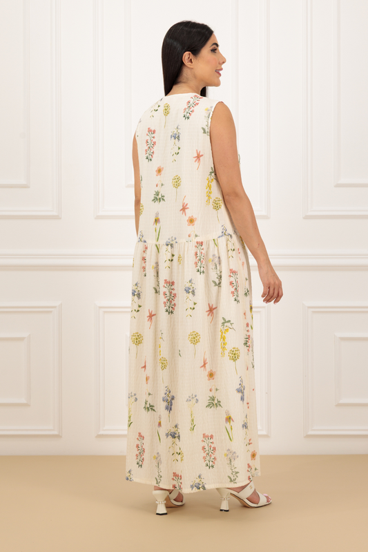 Floral sleeveless dress