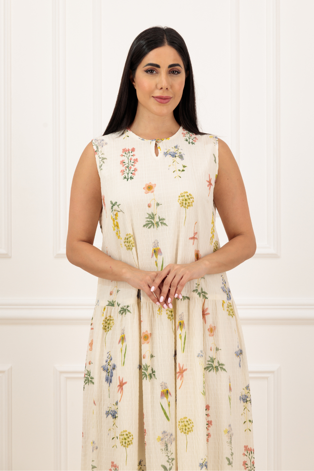 Floral sleeveless dress