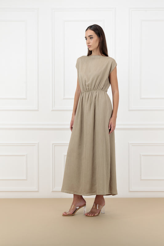 Embroidered Sleeveless Dress