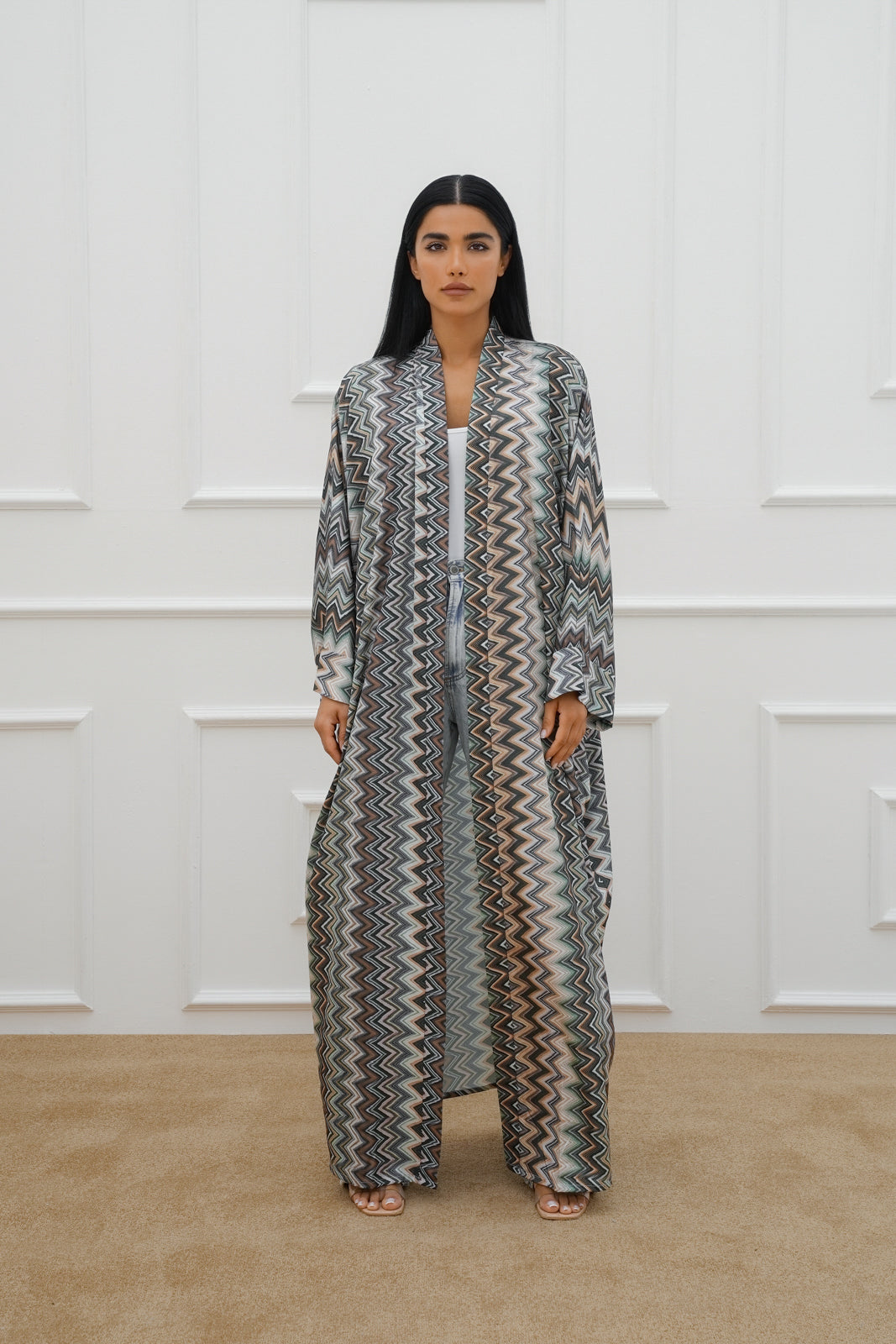Printed Farasha Abaya