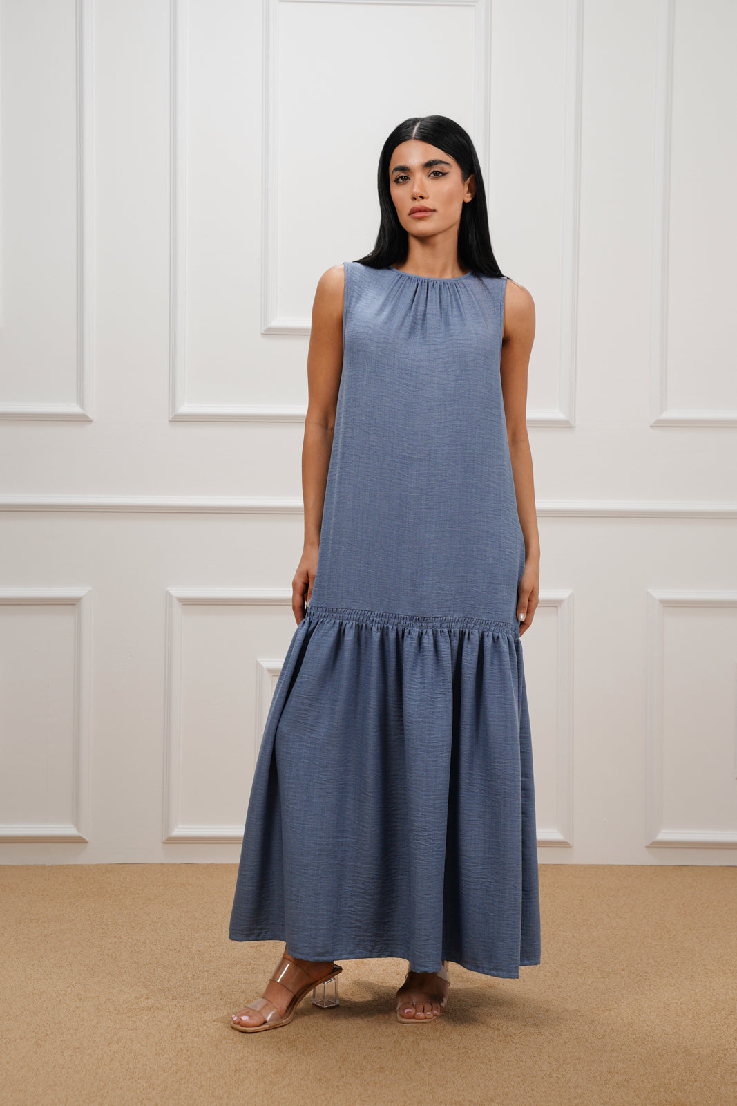 Caroline Dress and abaya Set
