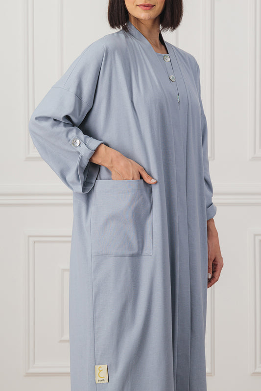 Sama abaya and Haya dress set