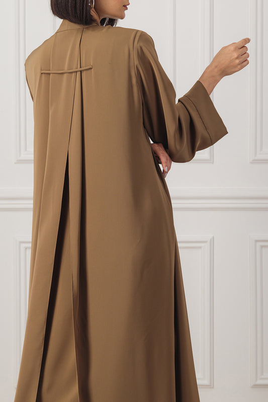 Classic Abaya designed with overlapped detail