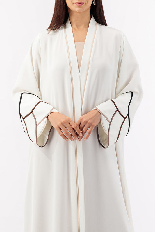 Ombre piping sleeve Abaya