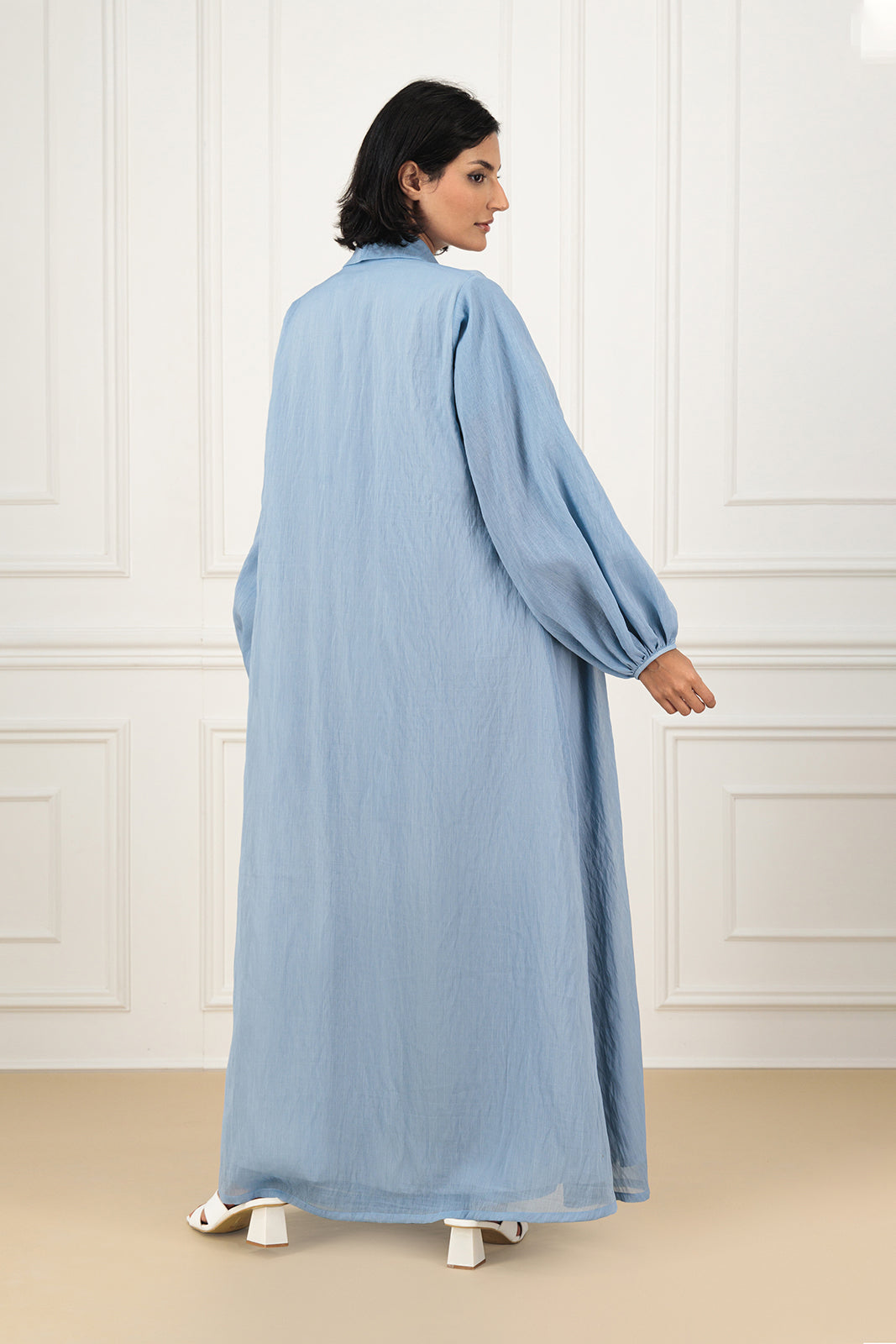 Classic organza abaya set