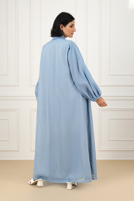 Classic organza abaya and dress set