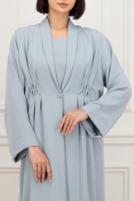 Timeless Abaya with smocking detail