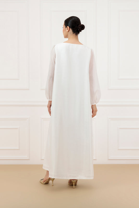 Shantung A-Line dress