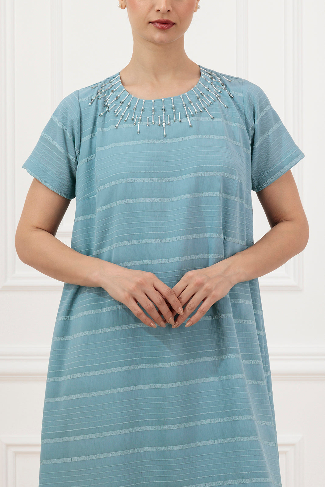 Classic cut abaya and dress SET
