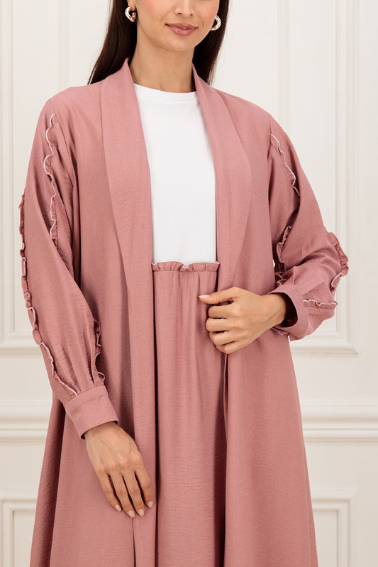 Rose Abaya and dress (SET)