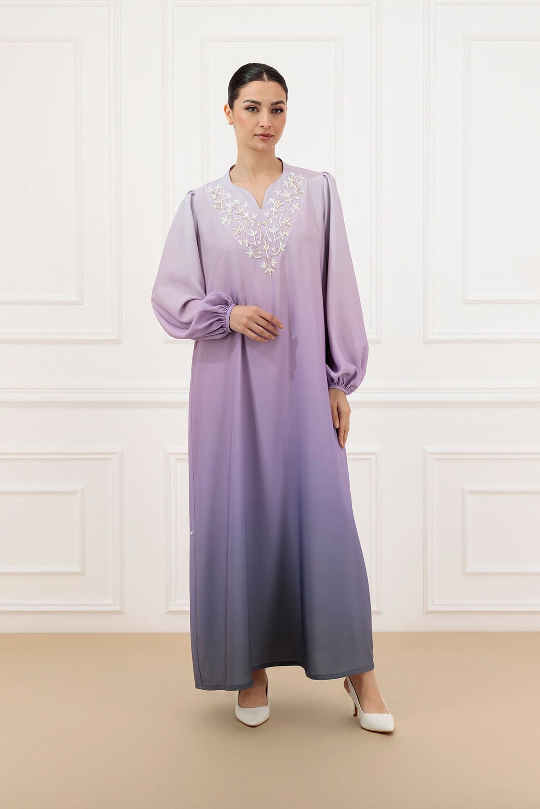 Embellished Ombre Dress