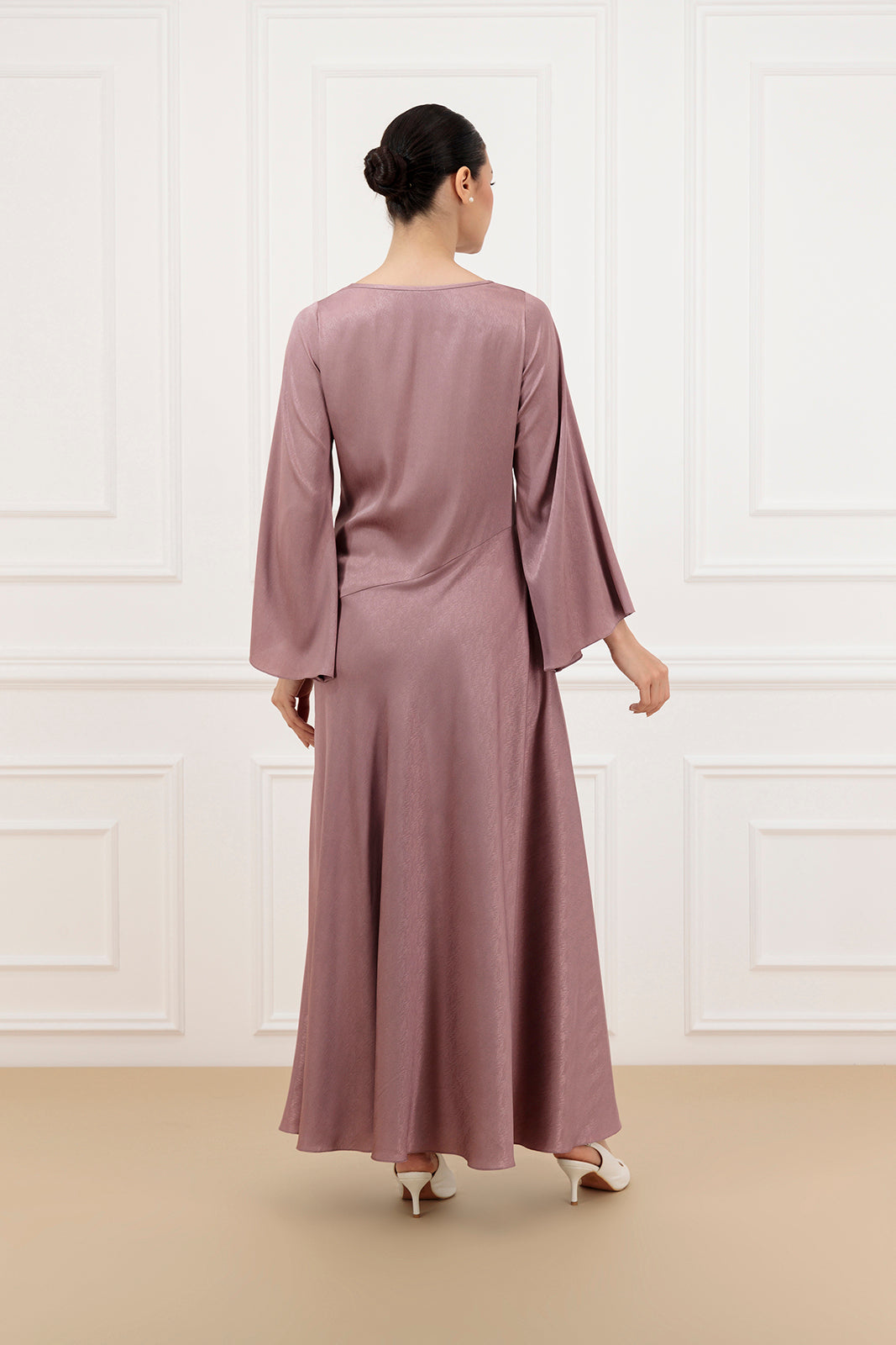 Silk Satin Bias Cut dress