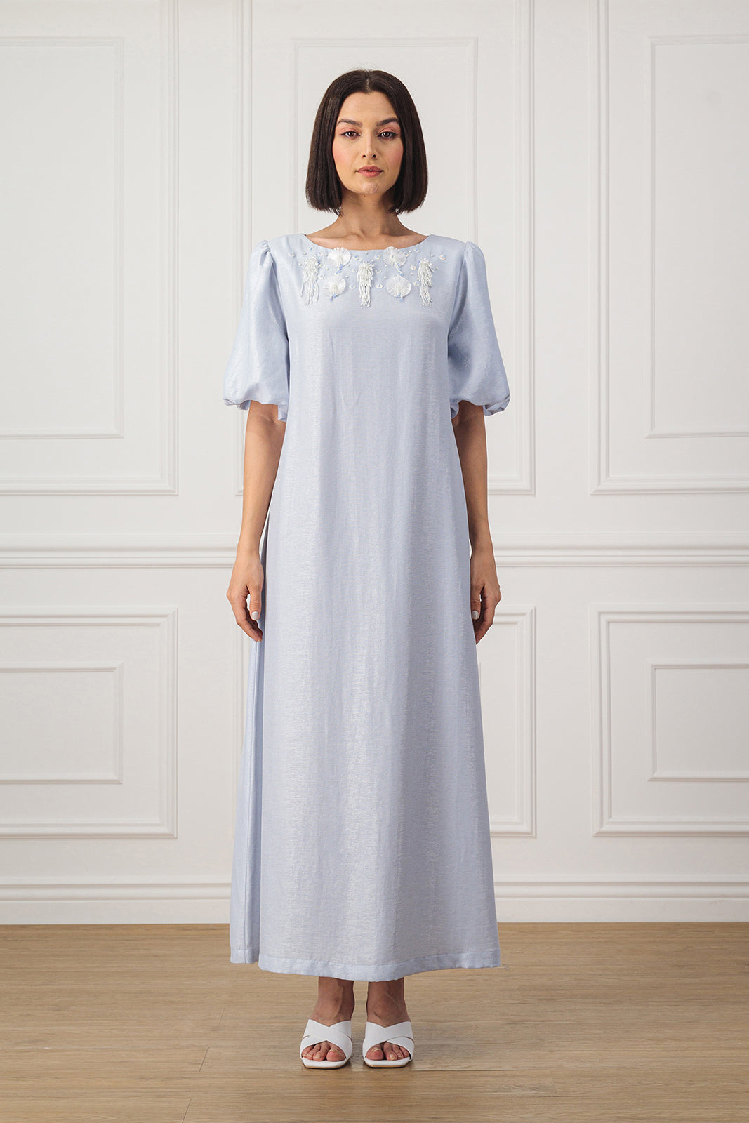A-line embellished dress
