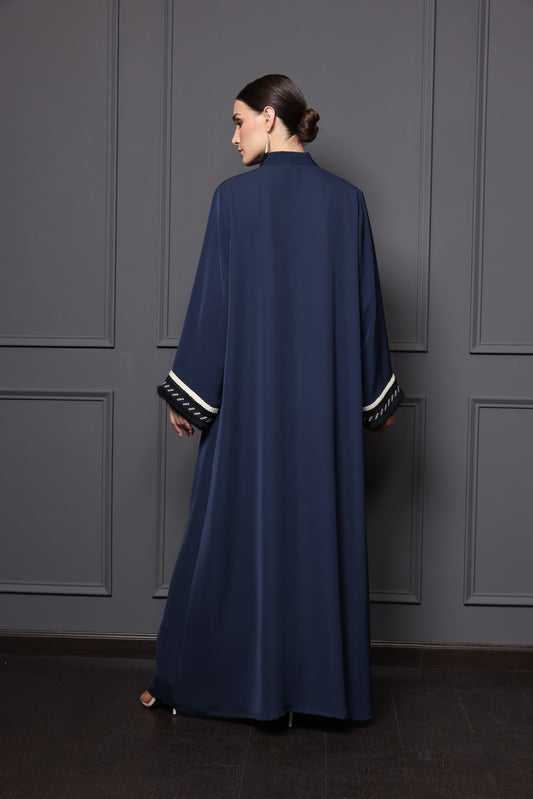 Abaya with flap pocket