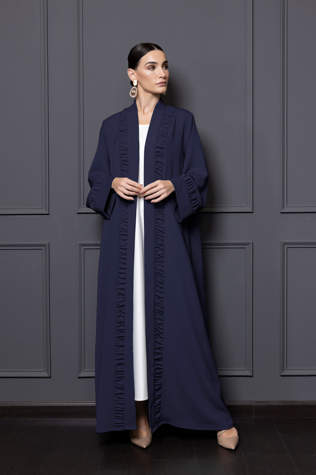 A-Line Abaya In Crepe
