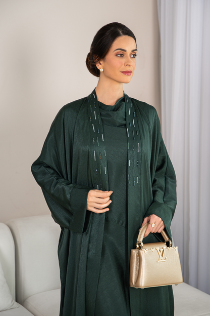 Silk Satin Farasha & Dress (SET)