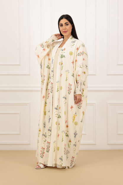 Floral Farasha Abaya