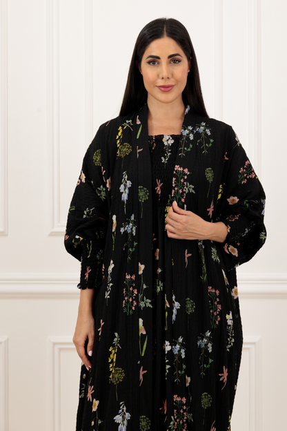 Floral Farasha Abaya