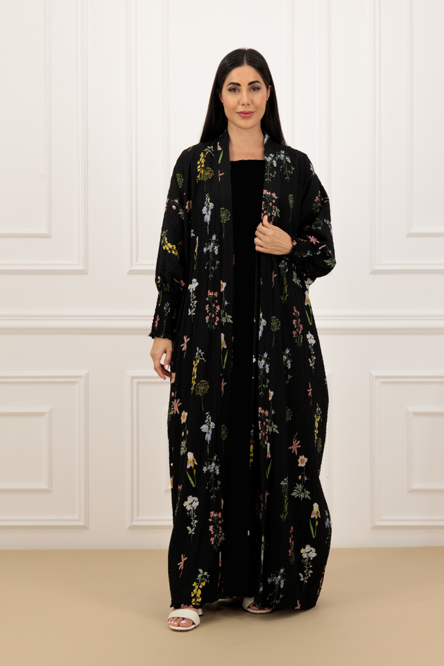 Floral Farasha Abaya