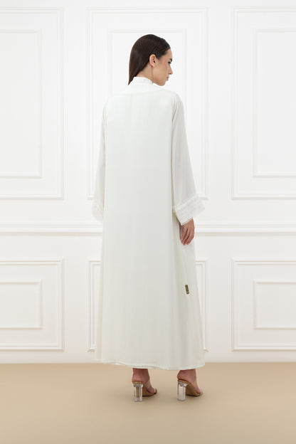 Lace panel Classic cut abaya