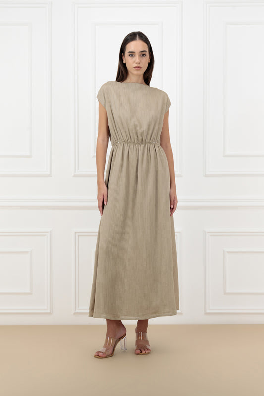 Embroidered Sleeveless Dress