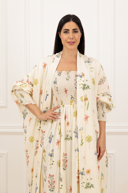 Floral Farasha Abaya