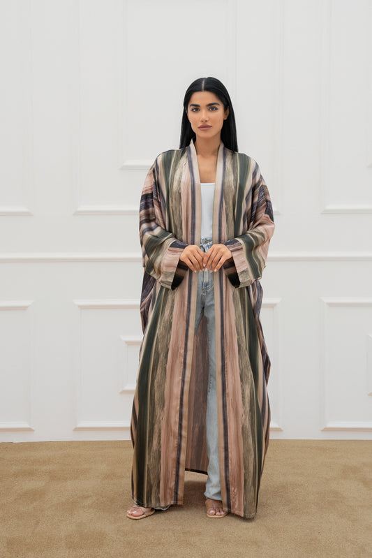 Printed Farasha Abaya