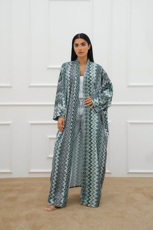 Printed Farasha Abaya