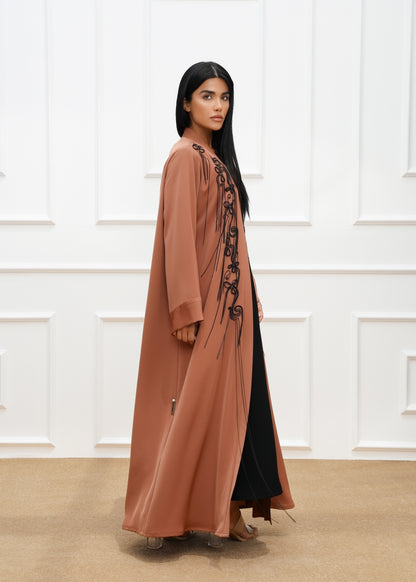 Fringe Embroidered abaya