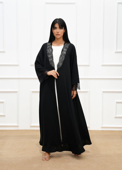 Ebba Lace Detail abaya