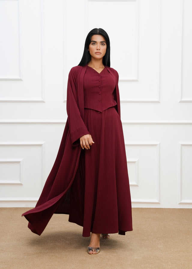 Ruth abaya and dress (SET)