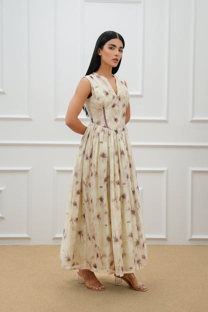 Floral corset style dress