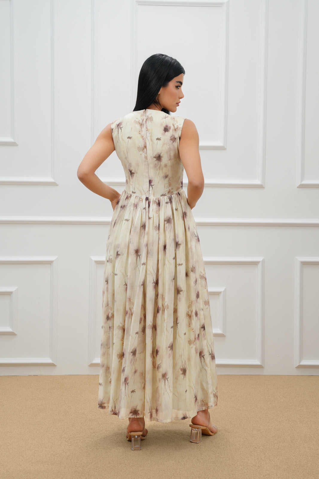 Floral corset style dress