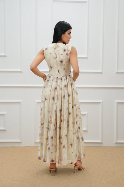 Floral corset style dress