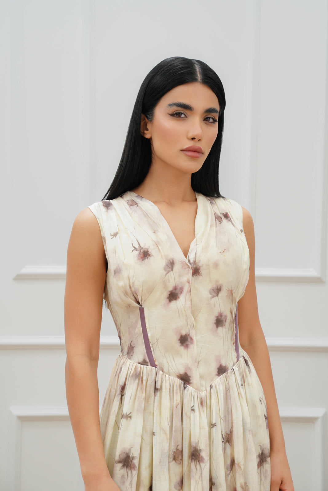 Floral corset style dress