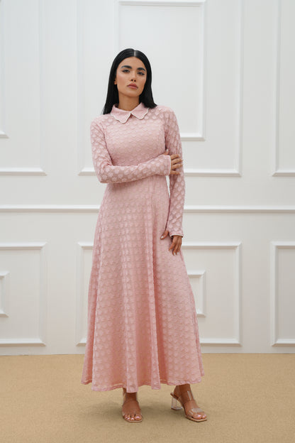 Floral Chiffon Abaya Set