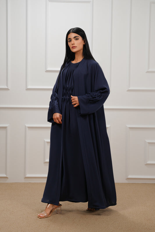 Stone Detail Abaya & Dress Set