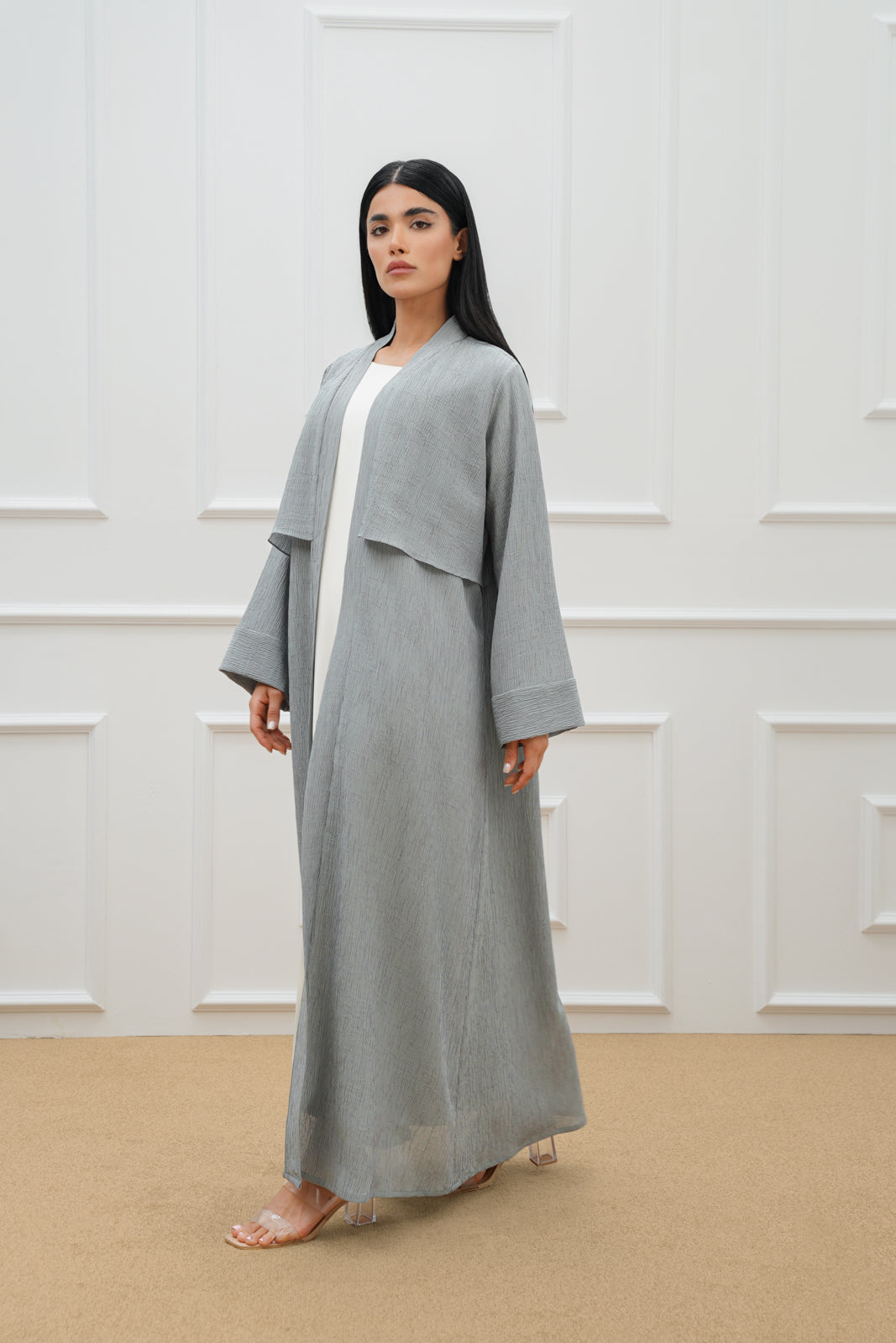 Coat cut abaya