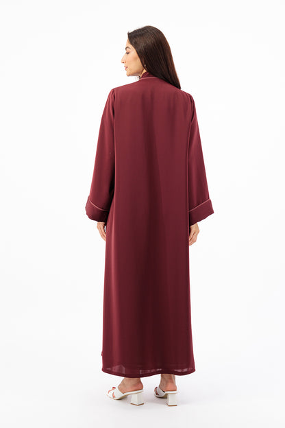 Ombre piping bodice abaya