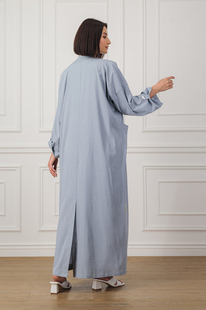 Sama abaya and Haya dress set