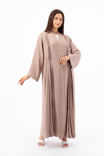 Smocking pleated Abaya
