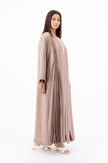 Smocking pleated Abaya