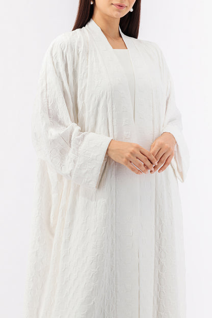 Farasha crepe jacquard Abaya
