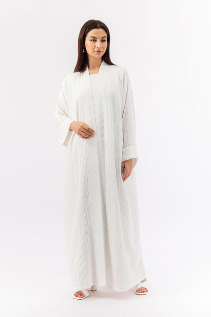 Farasha crepe jacquard Abaya