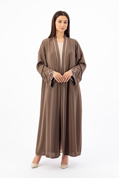 Ombre piping sleeve Abaya