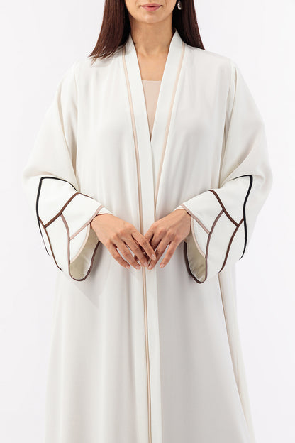 Ombre piping sleeve Abaya