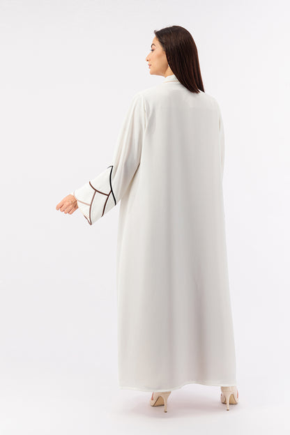 Ombre piping sleeve Abaya