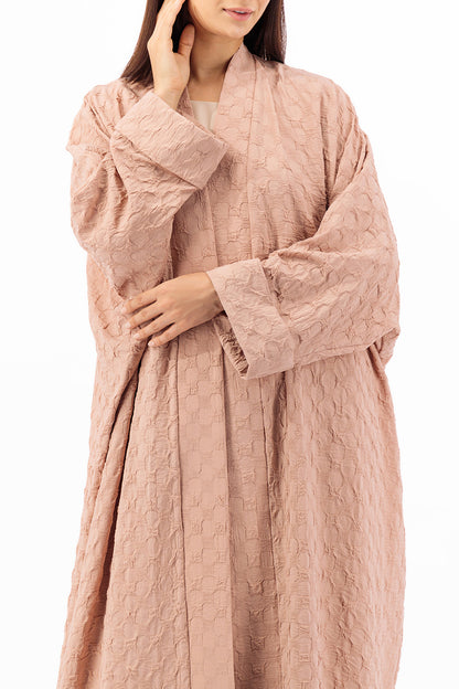 Farasha crepe jacquard Abaya