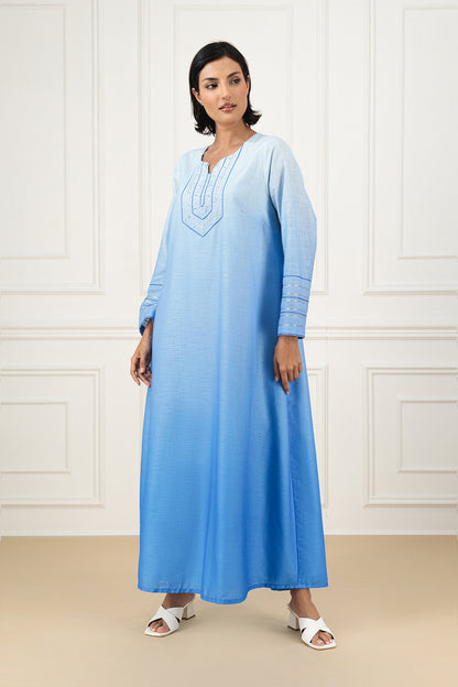 Linen ombre long sleeves