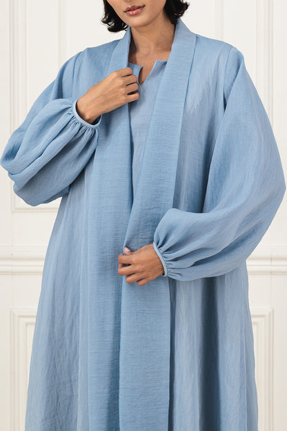 Classic organza abaya and dress set